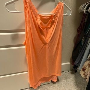 Tank top with sheer back